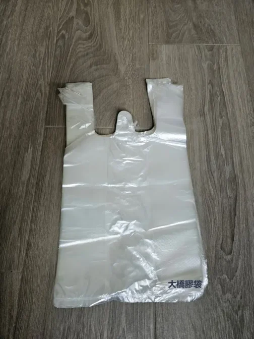 8吋背心膠袋(透明)(1,000個)