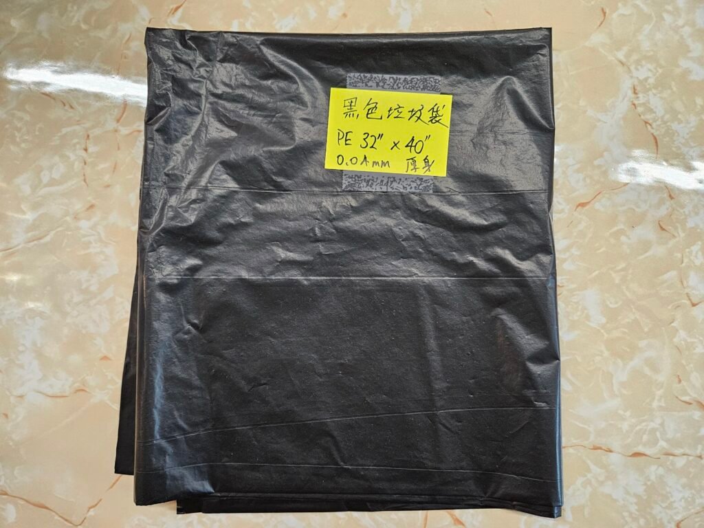 black-garbage-bag